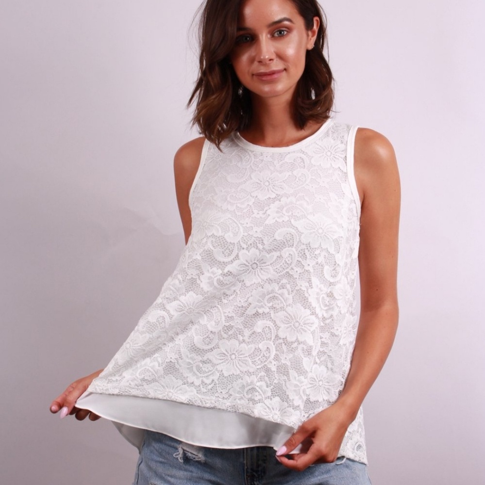 White Lace Blouse